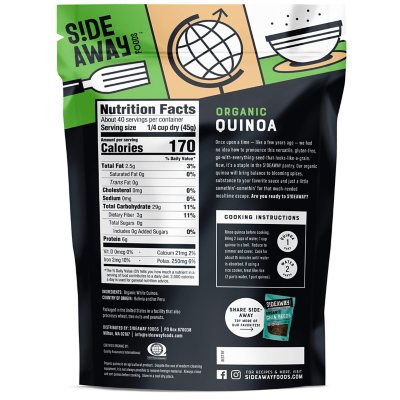 Sideaway Foods Organic Quinoa, 64oz.
