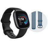 Fitbit Versa 4 One Size Fitness Smartwatch Bundle, Black & Graphite