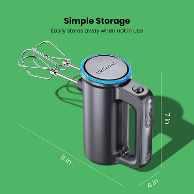 Chefman Cordless Power 7-Speed Hand Mixer