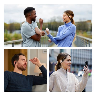 Shokz - OpenFit Open-Ear True Wireless Bluetooth Earbuds