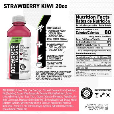 BODYARMOR Flash IV Sports Drink Variety Pack 20 fl. oz., 12 pk.