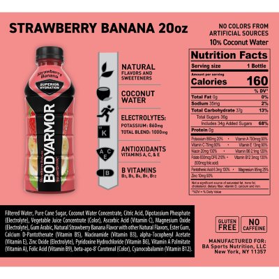 BODYARMOR Sports Drink Variety Pack 20 fl. oz., 18 pk.