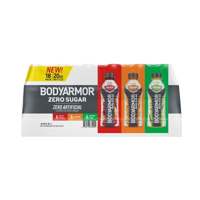 BODYARMOR Zero Sports Drink Variety Pack 20 fl. oz., 18 pk