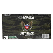 Black Rifle Coffee Company Just Black, Medium Roast K-Cup Coffee Pods 75 ct.