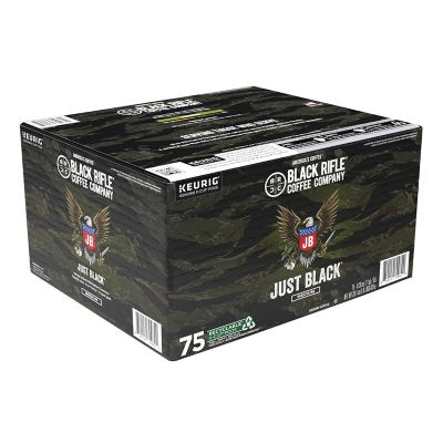 Black Rifle Coffee Company Just Black, Medium Roast K-Cup Coffee Pods 75 ct.