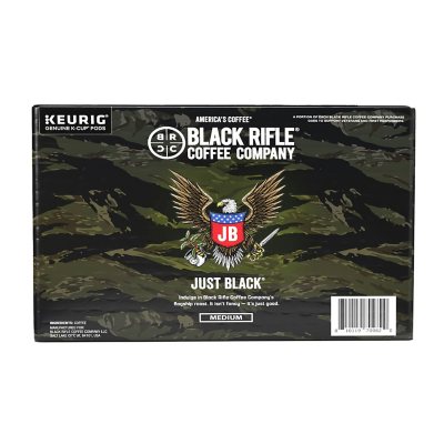 Black Rifle Coffee Company Just Black, Medium Roast K-Cup Coffee Pods 75 ct.