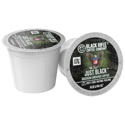 Black Rifle Coffee Company Just Black, Medium Roast K-Cup Coffee Pods 75 ct.