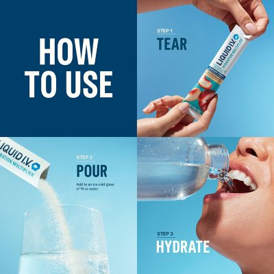 Liquid I.V. Hydration Multiplier Sugar-Free, White Peach, 26 ct.