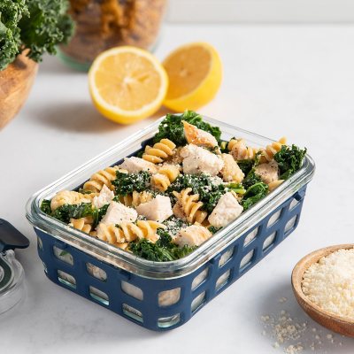 Ello DuraGlass 12-piece Glass Food Storage Set, Artic Berry