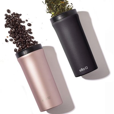 Arabica 14-ounce Stainless Steel Travel Tumbler, 2-Pack, Choose Color