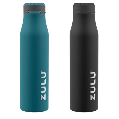 ZULU 26 oz. Stainless Insulated Water Bottle, 2 Pack, Choose Color