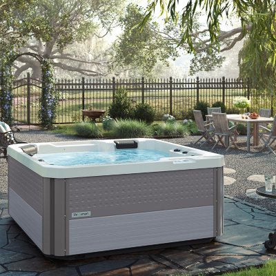 Lifesmart Acacia 5-Person 40-Jet 230V Acrylic Spa with Lounge Seating, Assorted Colors