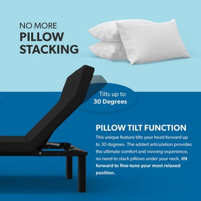 Member's Mark Premier Adjustable Base with Pillow Tilt and Massage