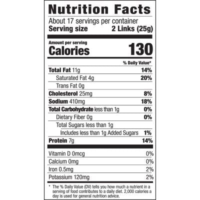 Duke's Original Recipe Smoked Shorty Sausages, 5 oz., 3 pk.