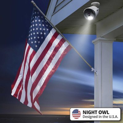 Night Owl 12 Channel NVR with 2TB Hard Drive and 8 Wired IP 4K Light Cameras