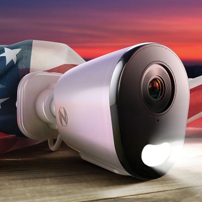 Night Owl Wi-Fi IP Plug-In 2K HD Deterrence Cameras with 2-Way Audio, 2-Pack