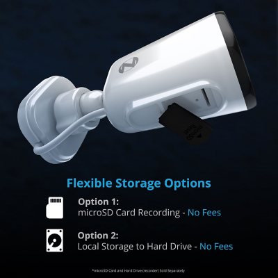 Night Owl Wi-Fi IP Plug-In 2K HD Deterrence Cameras with 2-Way Audio, 2-Pack