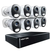 Night Owl 12MP-Kameras mit 2TB NVR-Sicherheitssystem, 8er-Pack.
