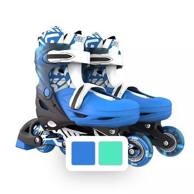 Yvolution Kids’ Neon Inline & Quad Skates, Assorted Colors & Sizes