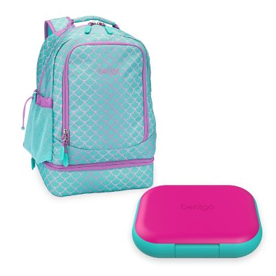 Bentgo 2-In-1 Backpack & Lunch Bag and Bentgo Kids Chill Lunch Box, Choose Color