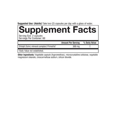 Youtheory Men's Shilajit 500mg Capsules, 120 ct.