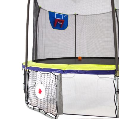 Skywalker 12' Round Sports Arena Trampoline with Enclosure Ã¢ÂÂ Dual Color