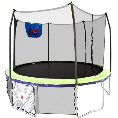 Skywalker 12' Round Sports Arena Trampoline with Enclosure Ã¢ÂÂ Dual Color