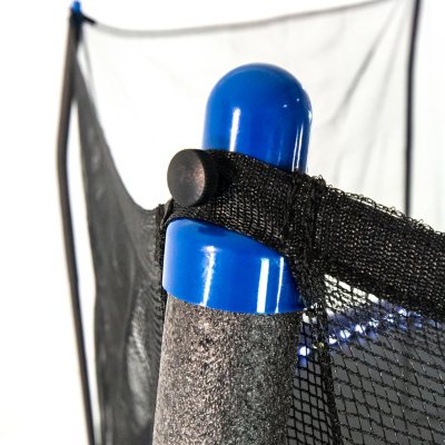 Skywalker Trampolines 15' Round Trampoline with Lighted Spring Pad - Blue