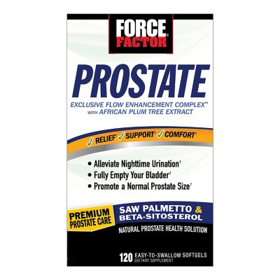 Force Factor Prostate Support Supplement Softgels 120 ct.