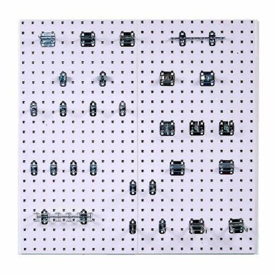 Wall System Steel Pegboard Organizer