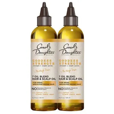 Carol's Daughter Goddess Strength 7 Oil Scalp and Hair Oil Kit, 4.2 fl. oz., 2 pk.