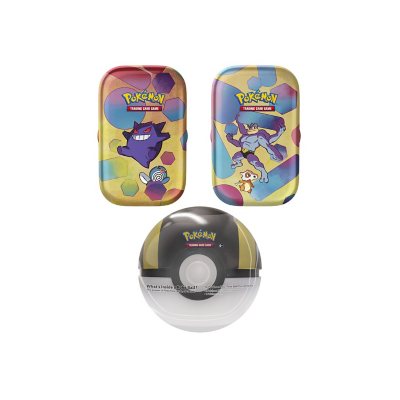 Pokémon Poke Ball + Two Mini Tins, Assorted Styles