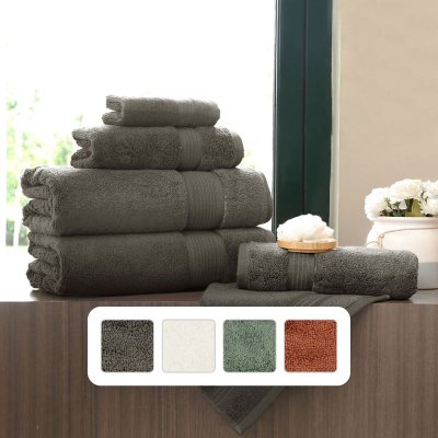 MyTrident Plush 6-pc Towel Set, Choose Color