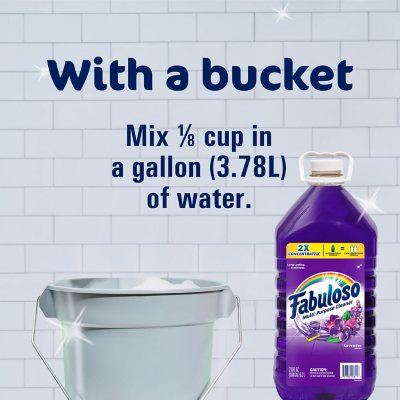 Fabuloso 2X Concentrated Multi-Purpose Cleaner, Lavender 210 fl. oz.