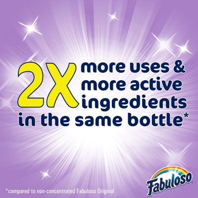 Fabuloso 2X Concentrated Multi-Purpose Cleaner, Lavender 210 fl. oz.