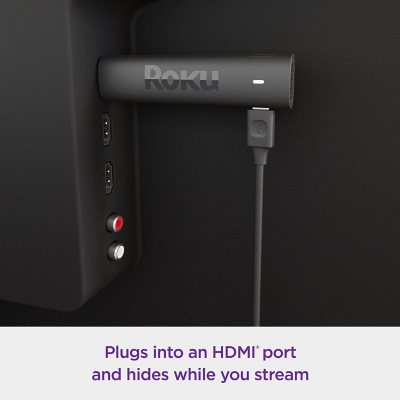 Roku Streaming Stick 4K | Streaming Device 4K/HDR/Dolby Vision with Voice Remote with TV Controls and Long-Range Wi-Fi