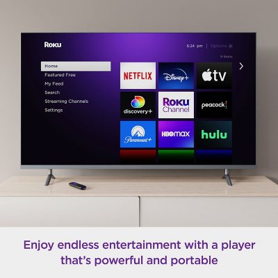Roku Streaming Stick 4K | Streaming Device 4K/HDR/Dolby Vision with Voice Remote with TV Controls and Long-Range Wi-Fi