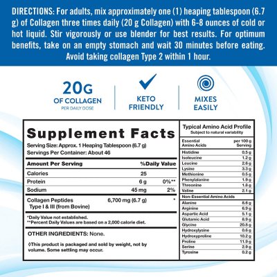 Nature's Truth Ultra Collagen Powder 11 oz.