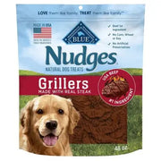 Blue Buffalo Nudges Grillers Natural Dog Treats mit Steakgeschmack, 48 oz.
