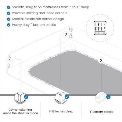 Organic Cotton Brushed Percale Cool and Breathable Sheet Set & Pillowcases, Choose Size and Color