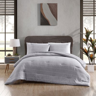 Social Standard by Sanctuary Recycled Polyester Stripe Comforter Set, Assorted Colors and Sizes