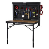 Lifetime Wall-Mounted Powder-Coated Folding Work Table