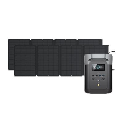 EcoFlow DELTA 2 950 مع لوحين شمسيين 110 واط