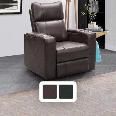 Mason Power Theatre Recliner with Power Adjustable Headrest, Assorted Colors