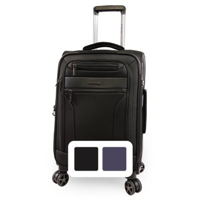 Brookstone Harbor 21" Carry-On Softside Spinner Luggage, Choose Color