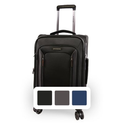 Brookstone Elswood 21" Carry-On Softside Spinner Luggage, Choose Color