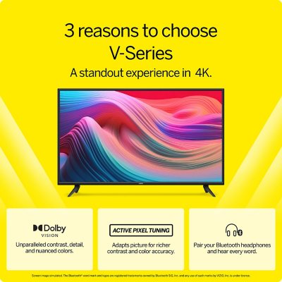 VIZIO V-Series 43" Class 4K UHD HDR LED Smart TV - V435-J01