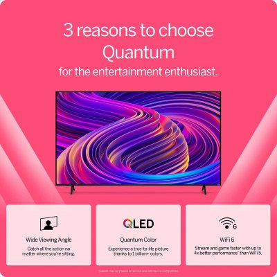 VIZIO 65" Class Quantum 4K QLED HDR Smart TV - M65Q6-L4