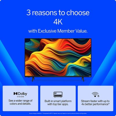 VIZIO 50" Class 4K LED Smart TV