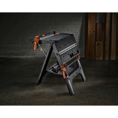 Worx Pegasus Folding Work Table and Sawhorse with Clamps